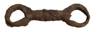 Rusted snaffle-bit