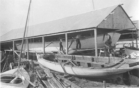 Boat in construction