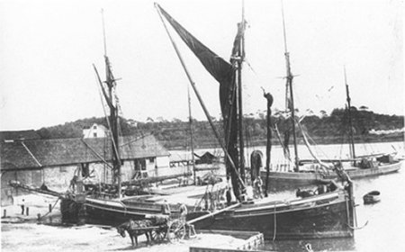 Ketch barge circa 1920