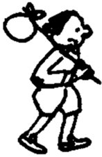 Drawing of vagrant