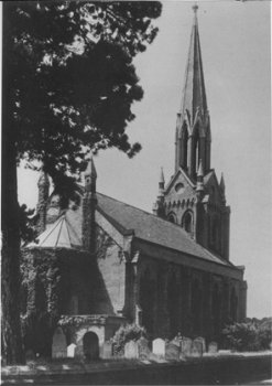 Church with tall spire