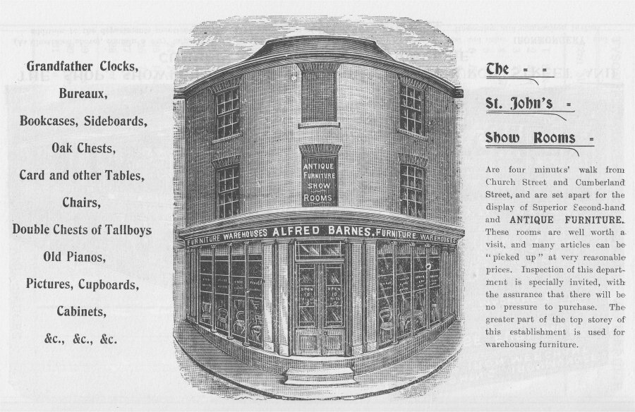 advert showing shop front