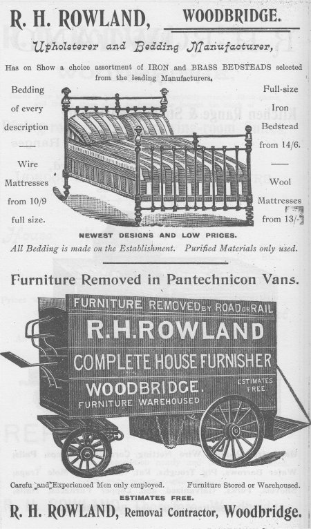 Advert for a bed